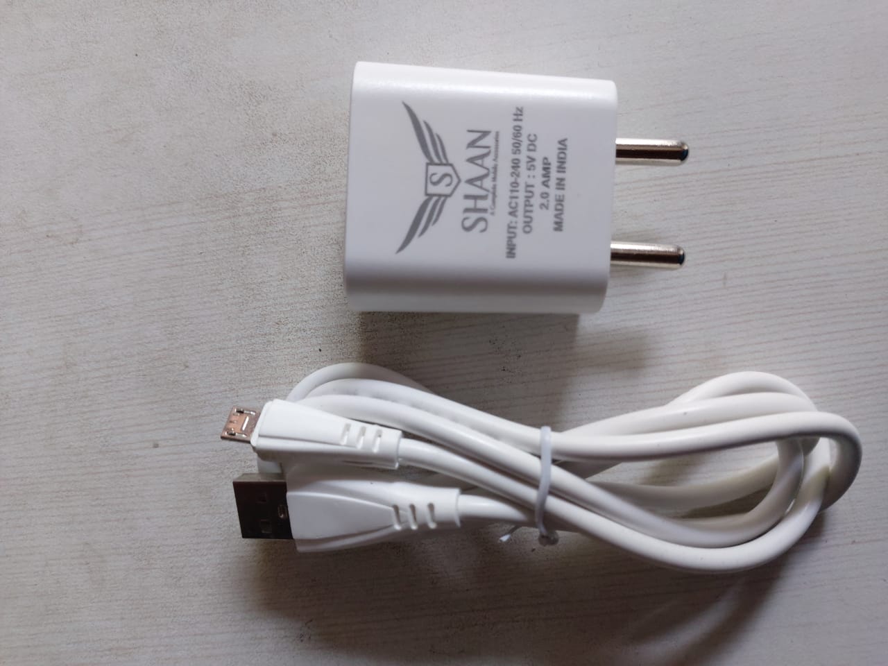 SHAAN Mobile Charger (White), Model-S210